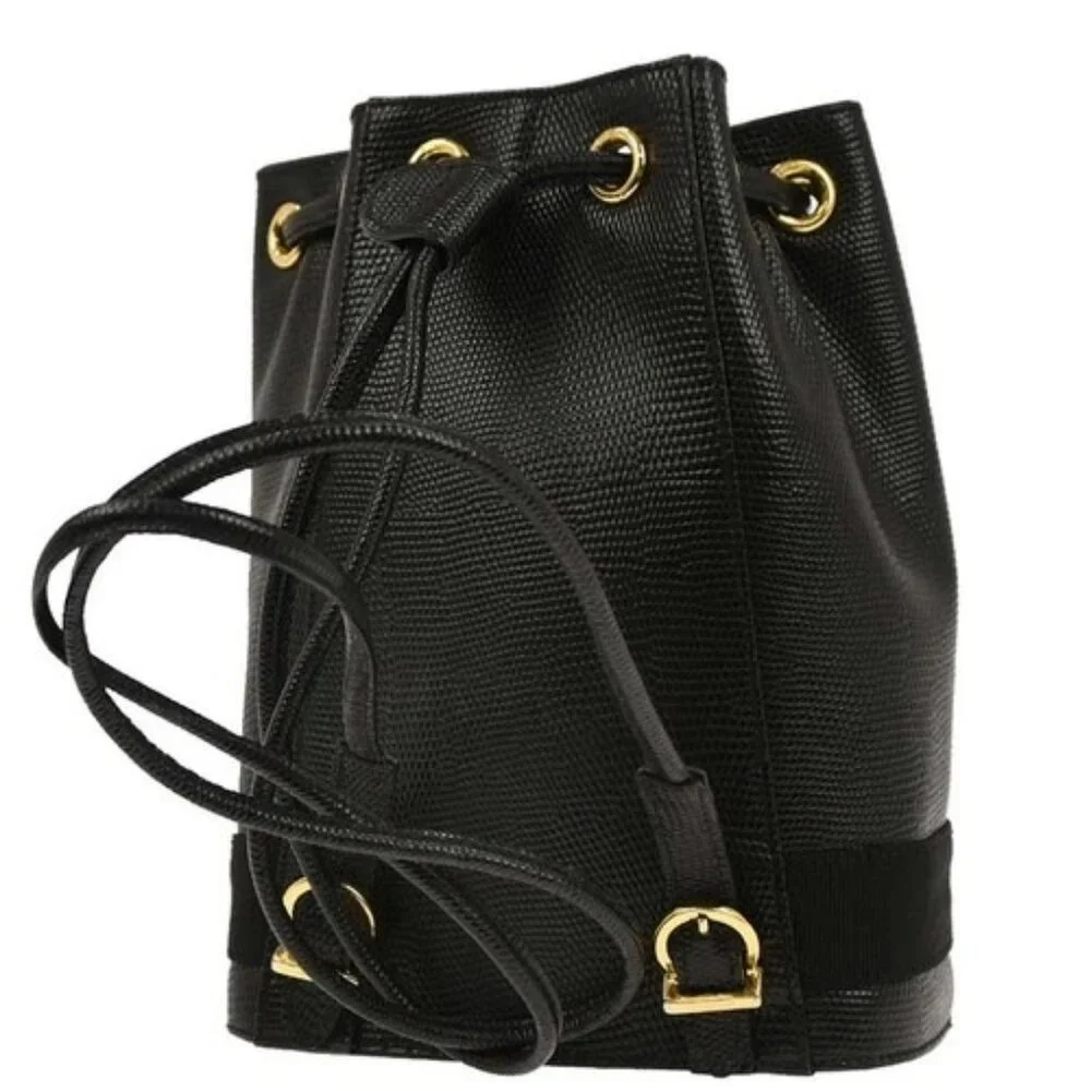 Salvatore Ferragamo Black Backpack AQ-215676